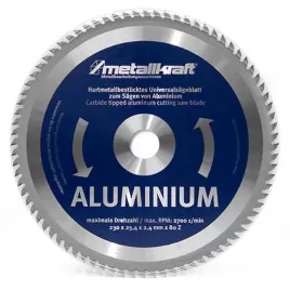Pilový kotouč na hliník 230mm Metallkraft 3850232