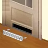 PVC dveřní větrací mřížka 368x130 mm, hnědá DALAP 380
