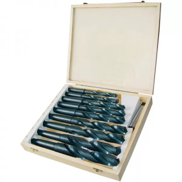 Vrtáky HSS se stopkou MK 2/3, 10-dílná sada Güde 38328