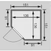 Finská sauna KARIBU LARIN (47112) LG3973