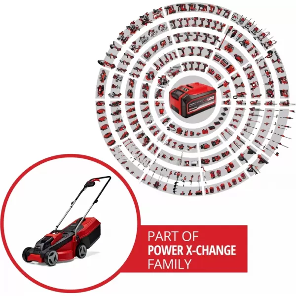 Aku sekačka na trávu 18V GE-CM 18 Li Set (2x3,0Ah) Einhell 3413910