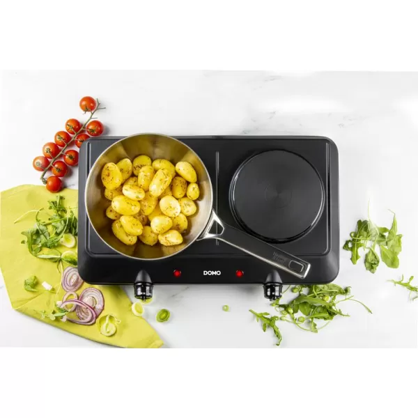 Vařič dvouplotýnkový elektrický DOMO DO30210KP