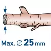 Aku zahradní nůžky 20V bez aku BRUSHLESS EXTOL CRAFT 402457