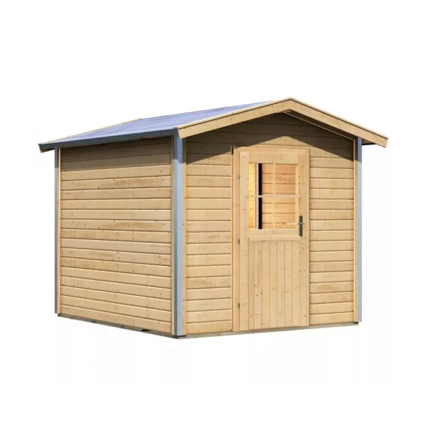 Finská sauna KARIBU BOSS 1 (87367) s předsíní natur LG4001