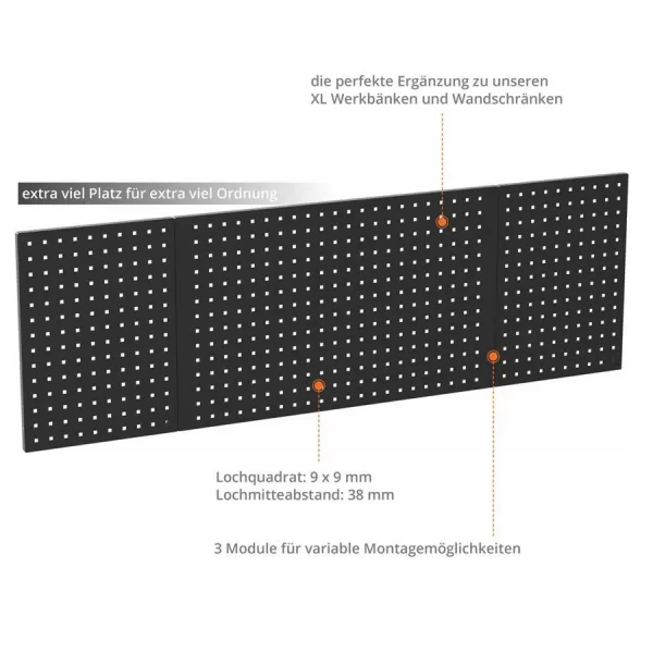Závěsná deska set GL 1709 XL Güde 40464