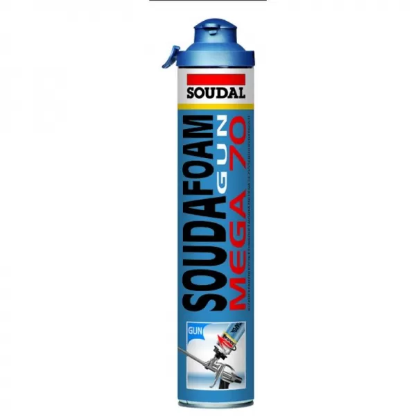 Montážní pěna pistolová Click & Fix 870ml Soudal SOUDAFOAM MEGA