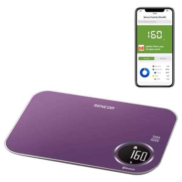 Chytrá kuchyňská váha SENCOR SKS 7073VT