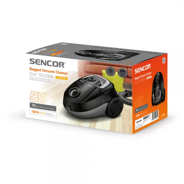 Vysavač SENCOR SVC 5501BK 3AAA