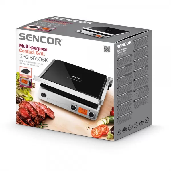 Kontaktní gril SENCOR SBG 6650BK