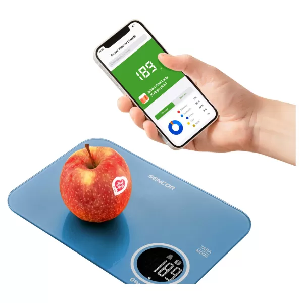 Chytrá kuchyňská váha SENCOR SKS 7072BL