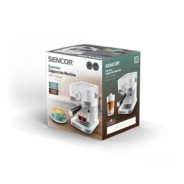Kávovar na Espresso/Cappuccino SENCOR SES 1720WH