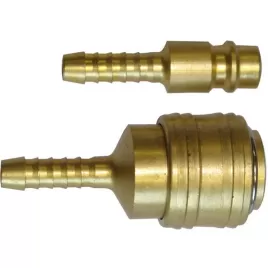Rychlospojka / vsuvka s hadicovou vsuvkou 9 mm, sada Güde 41008