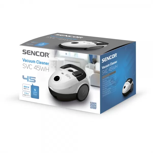 Podlahový vysavač SENCOR SVC 45WH-EUE3