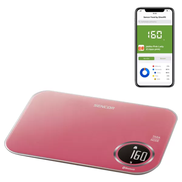 Chytrá kuchyňská váha SENCOR SKS 7074RD