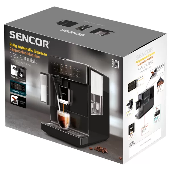 Automatické Espresso SENCOR SES 9300BK