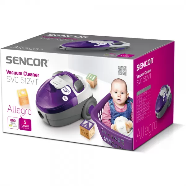 Bezsáčkový vysavač SENCOR SVC 512VT-EUE2