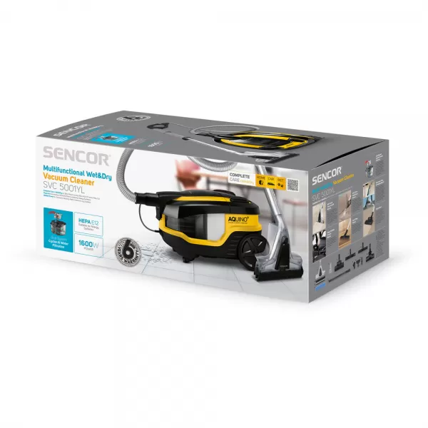 Multifunkční vysavač SENCOR SVC 5001YL