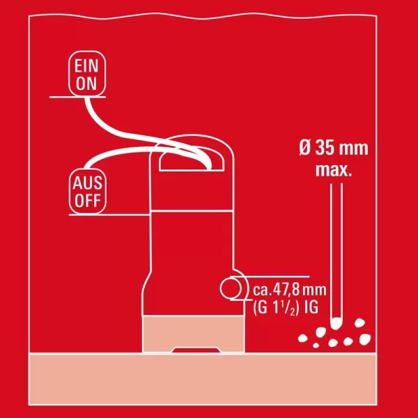 Kalové čerpadlo GC-DP 9035 N Einhell 4170778