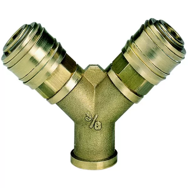 Rozdělovač tlakového vzduchu se 2 rychlospojkami, R 3/8, vnitřní závit Einhell 4139680