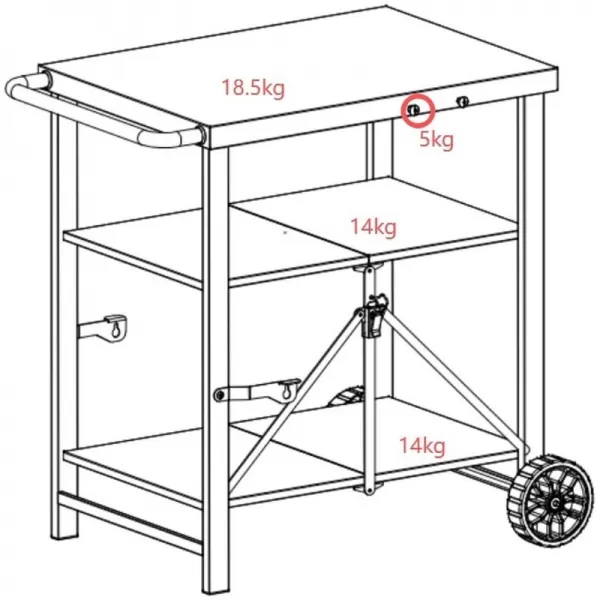 Grilovací stolek FZG 2100 Fieldmann 41025779