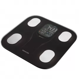 Chytrá osobní fitness váha s velkým displejem SENCOR SBS 9002BK