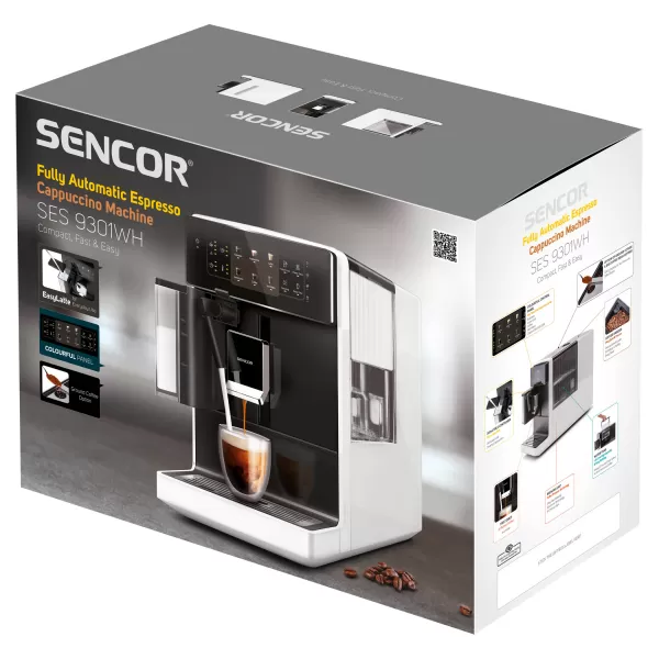 Automatické Espresso SENCOR SES 9301WH