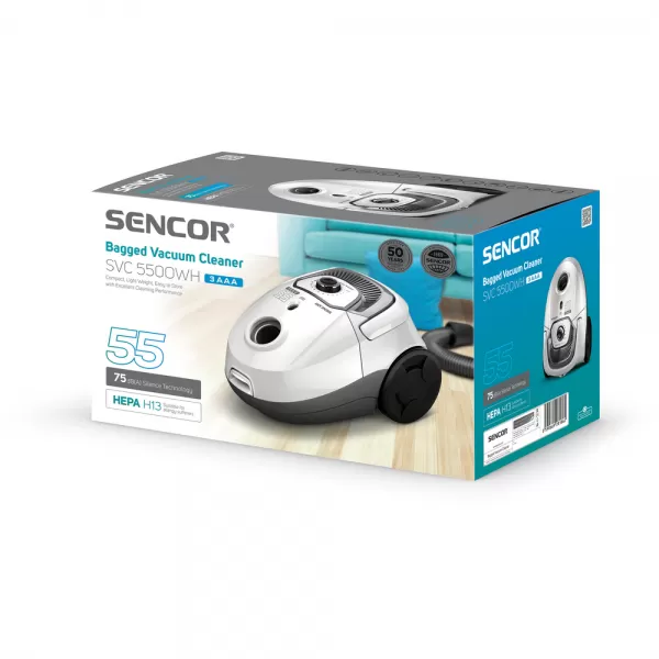 Vysavač SENCOR SVC 5500WH 3AAA