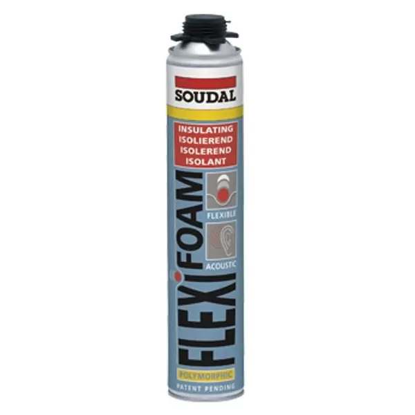 Unikátní polyuretanová pěna Soudal Flexi foam
