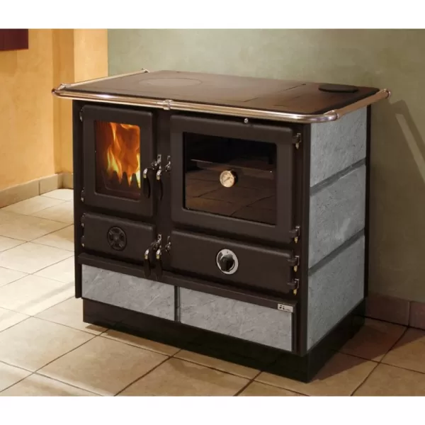 Sporák na tuhá paliva s výměníkem mastek pravý MBS THERMO MAGNUM PLUS