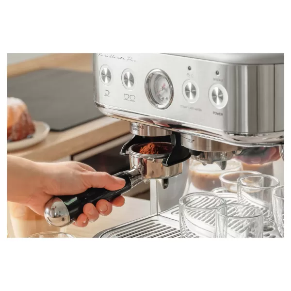 Pákový espresso kávovar s mlýnkem na kávu SENCOR SES 6010SS