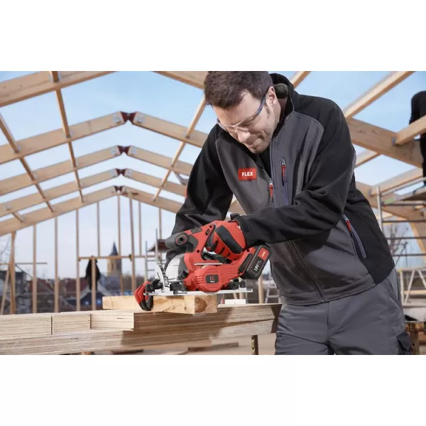 Aku kotoučová pila se stavitelným krytem 18V bez aku FLEX CS 62 18.0-EC