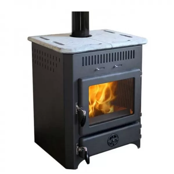 Krbová kamna s výměníkem s TV černá 18,4/13,2kW MBS SD THERMO VULKAN