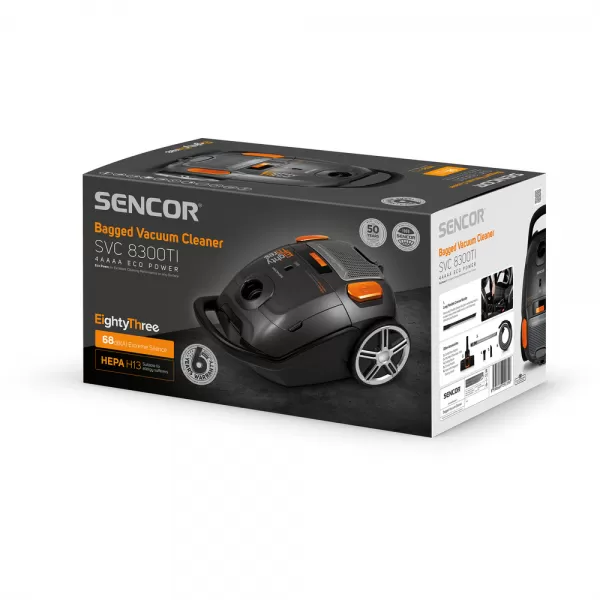 Vysavač SENCOR SVC 8300TI 4AAAA EcoPower
