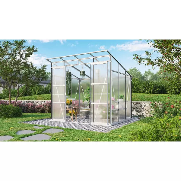 Skleník VITAVIA PLAYA 5900 PC 6 mm stříbrný LG4124