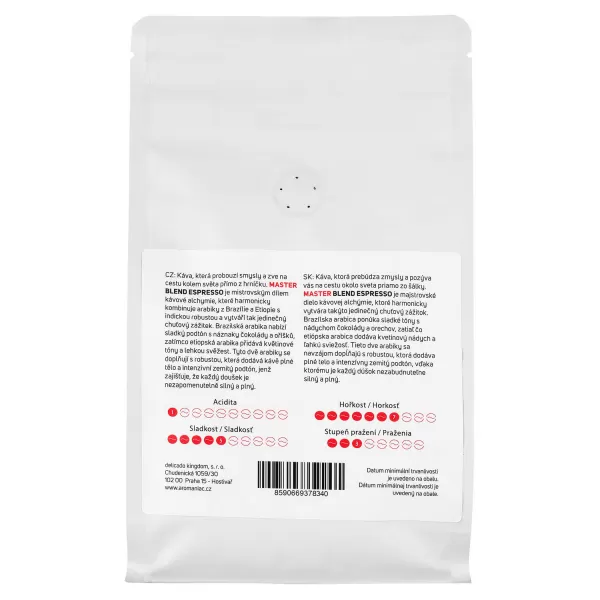 Zrnková káva Master Blend Espresso 250g SENCOR Master Blend