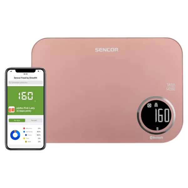 Chytrá kuchyňská váha SENCOR SKS 7075RS