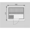 Finská sauna KARIBU JORGEN (86163) LG4265