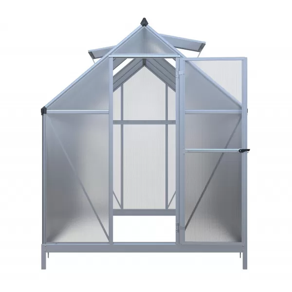 Skleník LANITPLAST SARANA 6x12 PC 4 mm stříbrný LG4276