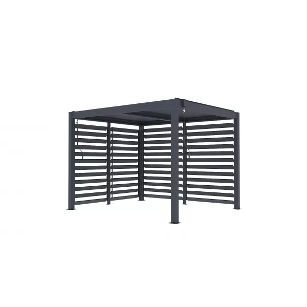 Boční lamelová zástěna 4,0 m k pergole LANITPLAST BIOCLIMATIC BASIC LG4295