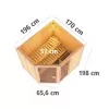 Finská sauna KARIBU FIONA 2 (49972) LG4207