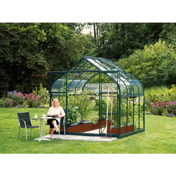 Skleník VITAVIA DIANA 6700 čiré sklo 3 mm zelený LG4219