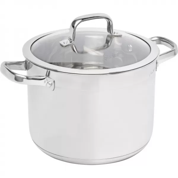Hrnec s poklicí 24cm stříbrná Prestige LAMART LTSS2418