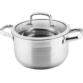 Hrnec s poklicí 22cm stříbrná Prestige LAMART LTSS2212