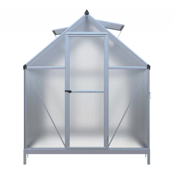 Skleník LANITPLAST SARANA 6x8 PC 4 mm stříbrný LG4275