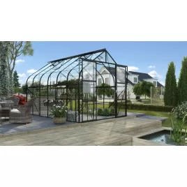 Skleník VITAVIA DIANA 9900 čiré sklo 3 mm černý LG4236
