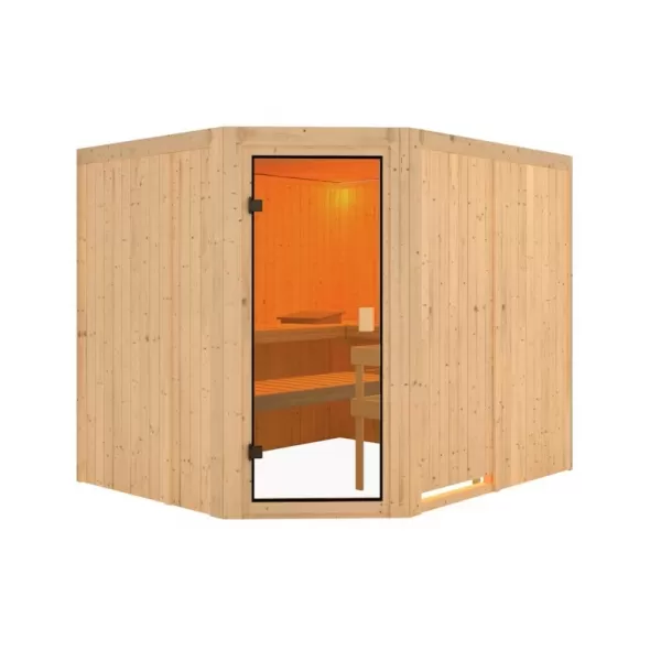 Finská sauna KARIBU HORNA (6196) LG4260