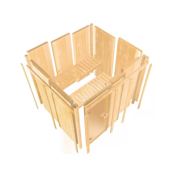 Finská sauna KARIBU KOTKA (6194) LG4258