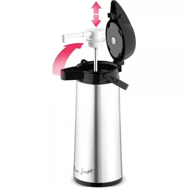 Termoska s pumpičkou Pist 1,9L LAMART LT4037