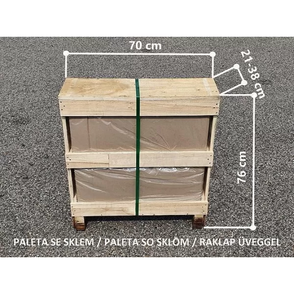 Skleník VITAVIA DIANA 8300 čiré sklo 3 mm černý LG4230