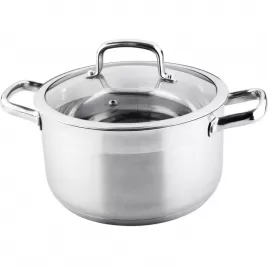 Hrnec s poklicí 24cm stříbrná Prestige LAMART LTSS2413